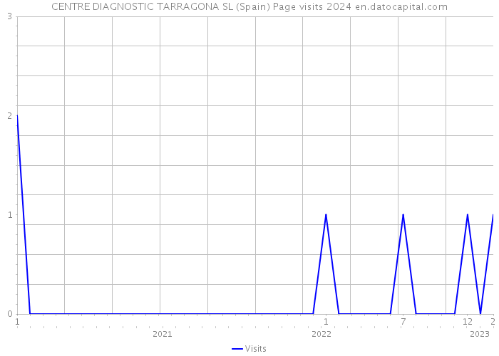 CENTRE DIAGNOSTIC TARRAGONA SL (Spain) Page visits 2024 