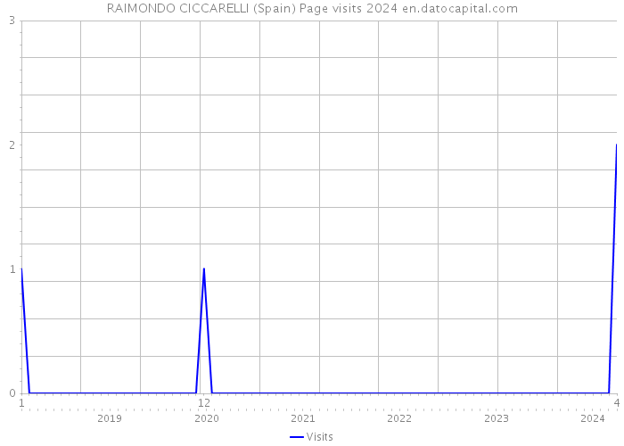 RAIMONDO CICCARELLI (Spain) Page visits 2024 