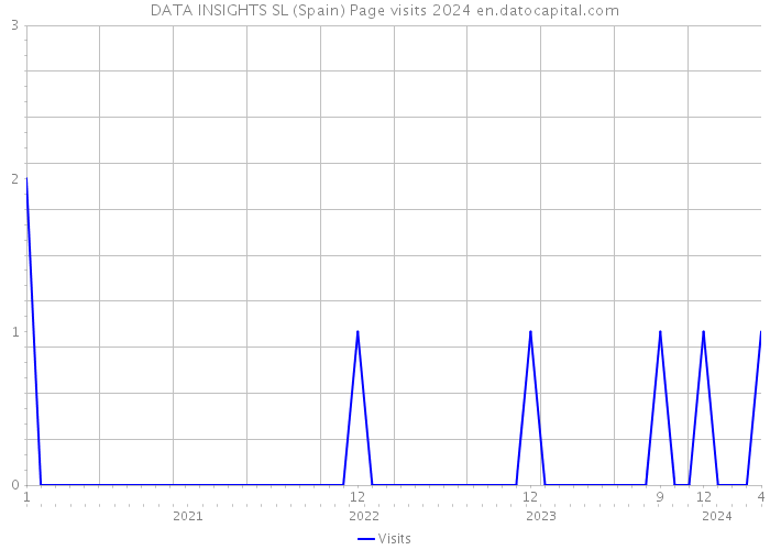 DATA INSIGHTS SL (Spain) Page visits 2024 