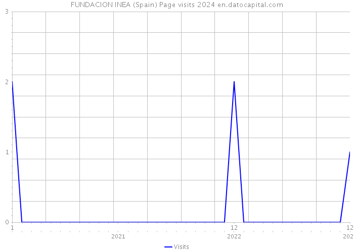 FUNDACION INEA (Spain) Page visits 2024 