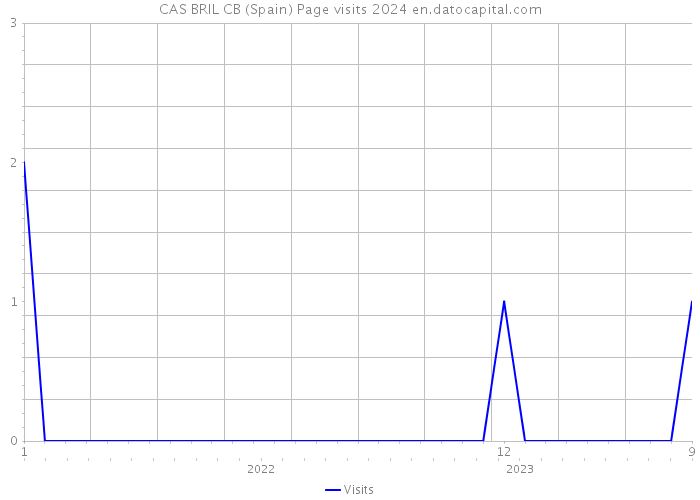 CAS BRIL CB (Spain) Page visits 2024 