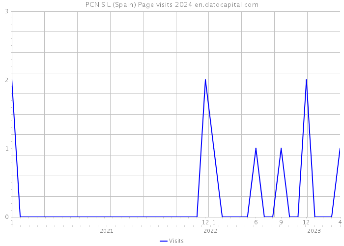 PCN S L (Spain) Page visits 2024 
