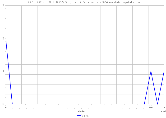 TOP FLOOR SOLUTIONS SL (Spain) Page visits 2024 