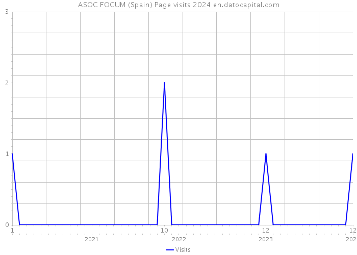 ASOC FOCUM (Spain) Page visits 2024 