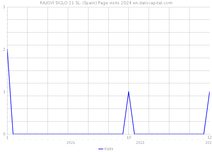 RAJOVI SIGLO 21 SL. (Spain) Page visits 2024 