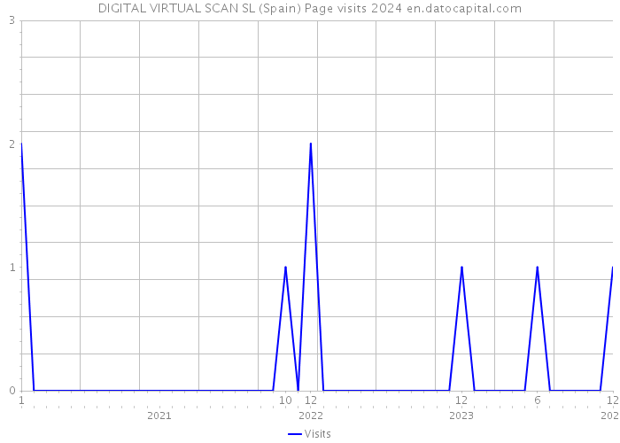 DIGITAL VIRTUAL SCAN SL (Spain) Page visits 2024 