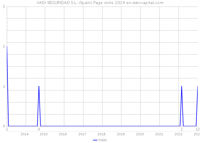 VADI SEGURIDAD S.L. (Spain) Page visits 2024 