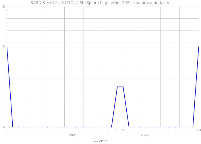 BARD & MAGNUS GROUP SL (Spain) Page visits 2024 