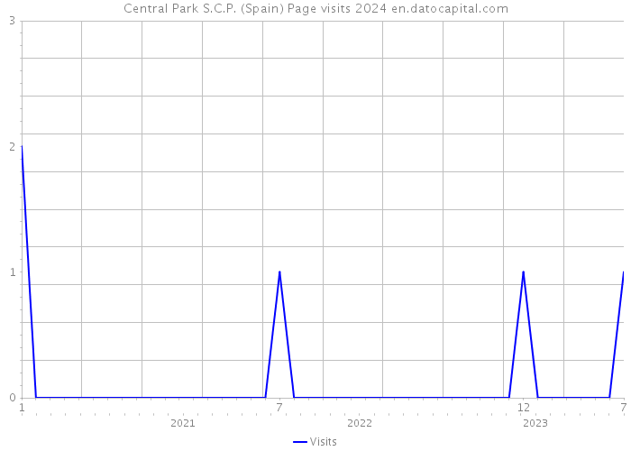 Central Park S.C.P. (Spain) Page visits 2024 