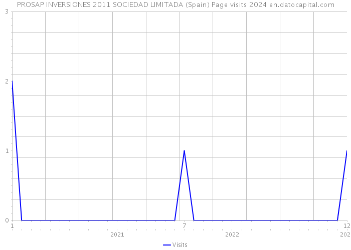 PROSAP INVERSIONES 2011 SOCIEDAD LIMITADA (Spain) Page visits 2024 