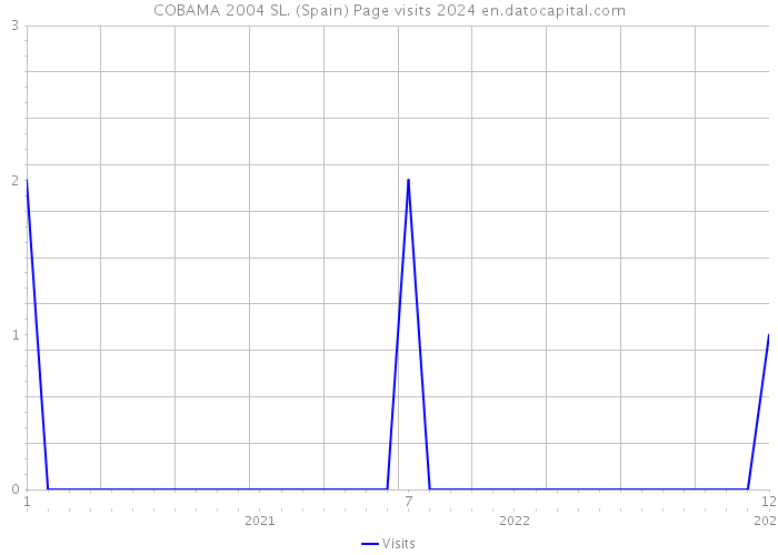 COBAMA 2004 SL. (Spain) Page visits 2024 