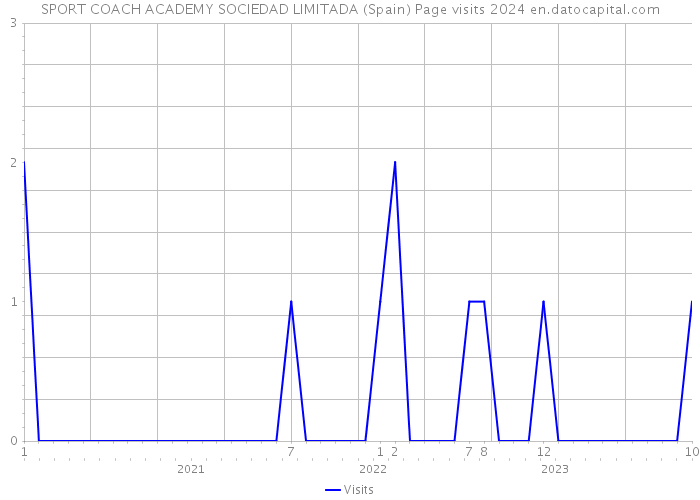 SPORT COACH ACADEMY SOCIEDAD LIMITADA (Spain) Page visits 2024 