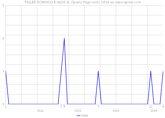 TALLER DOMINGO E HIJOS SL (Spain) Page visits 2024 
