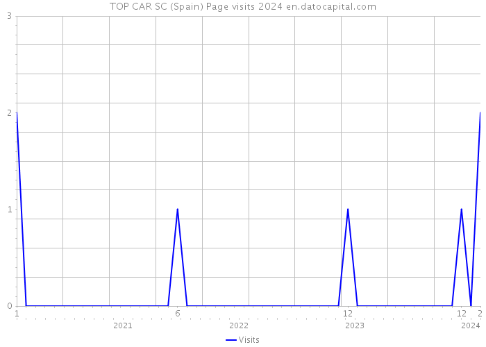 TOP CAR SC (Spain) Page visits 2024 