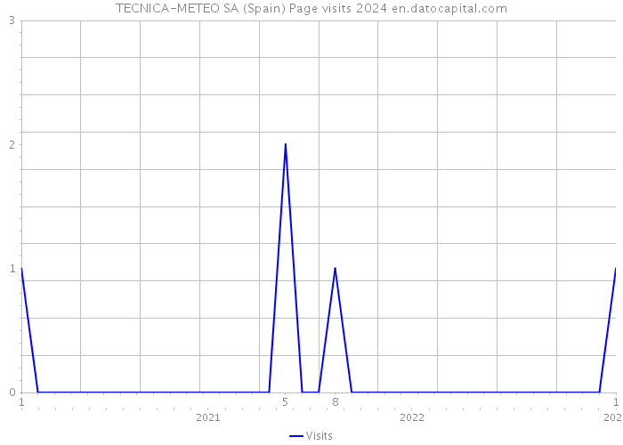 TECNICA-METEO SA (Spain) Page visits 2024 
