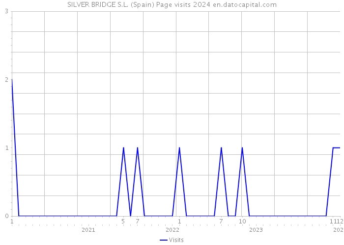 SILVER BRIDGE S.L. (Spain) Page visits 2024 