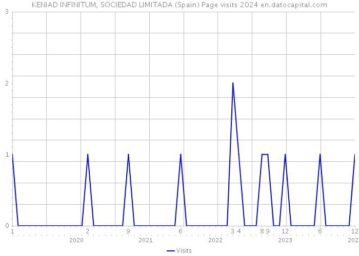 KENIAD INFINITUM, SOCIEDAD LIMITADA (Spain) Page visits 2024 