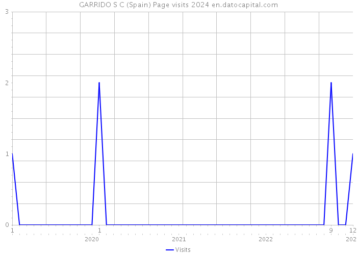 GARRIDO S C (Spain) Page visits 2024 