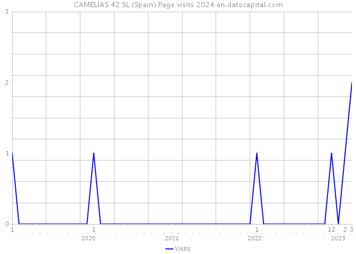 CAMELIAS 42 SL (Spain) Page visits 2024 