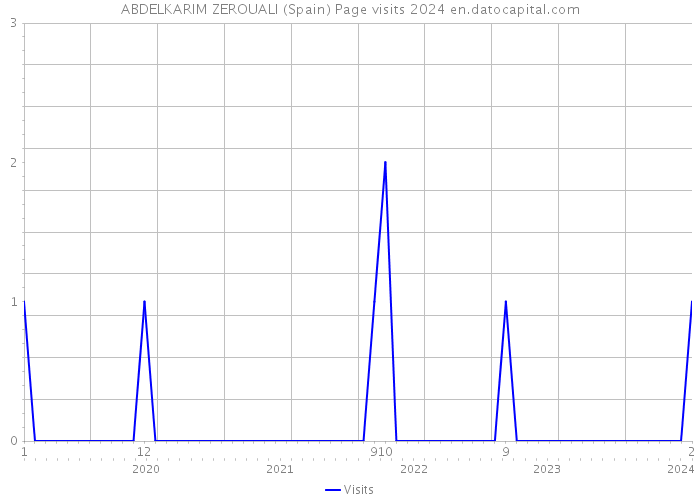 ABDELKARIM ZEROUALI (Spain) Page visits 2024 