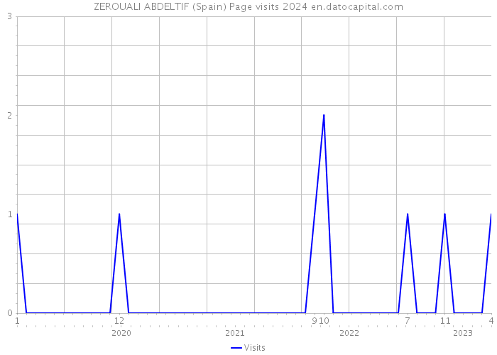 ZEROUALI ABDELTIF (Spain) Page visits 2024 