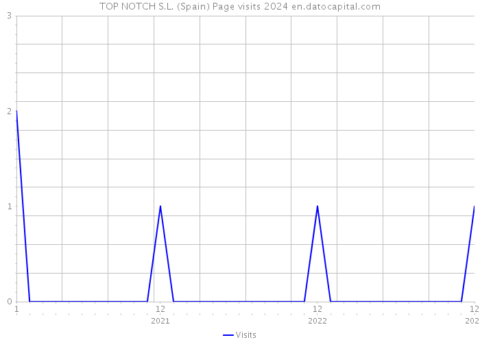 TOP NOTCH S.L. (Spain) Page visits 2024 
