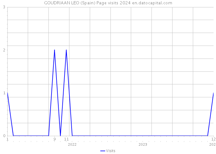 GOUDRIAAN LEO (Spain) Page visits 2024 