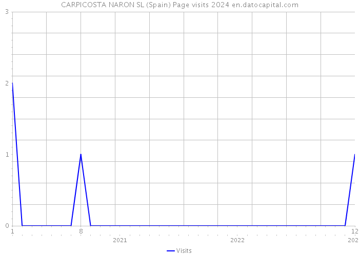 CARPICOSTA NARON SL (Spain) Page visits 2024 