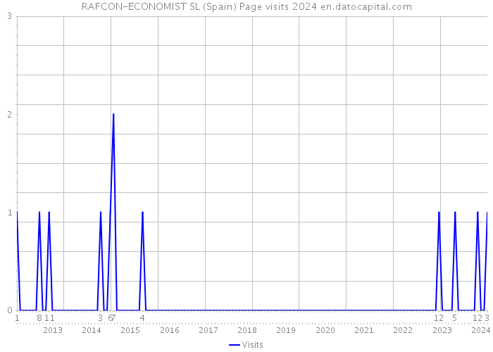 RAFCON-ECONOMIST SL (Spain) Page visits 2024 