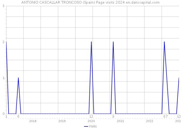ANTONIO CASCALLAR TRONCOSO (Spain) Page visits 2024 