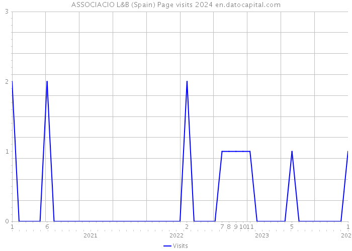 ASSOCIACIO L&B (Spain) Page visits 2024 
