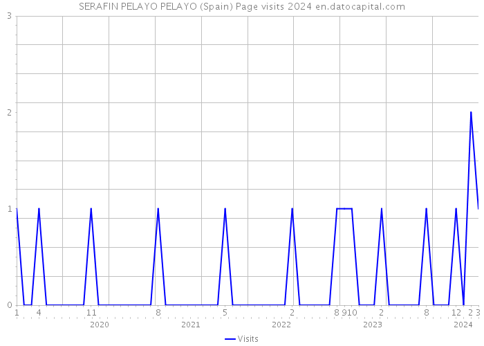 SERAFIN PELAYO PELAYO (Spain) Page visits 2024 