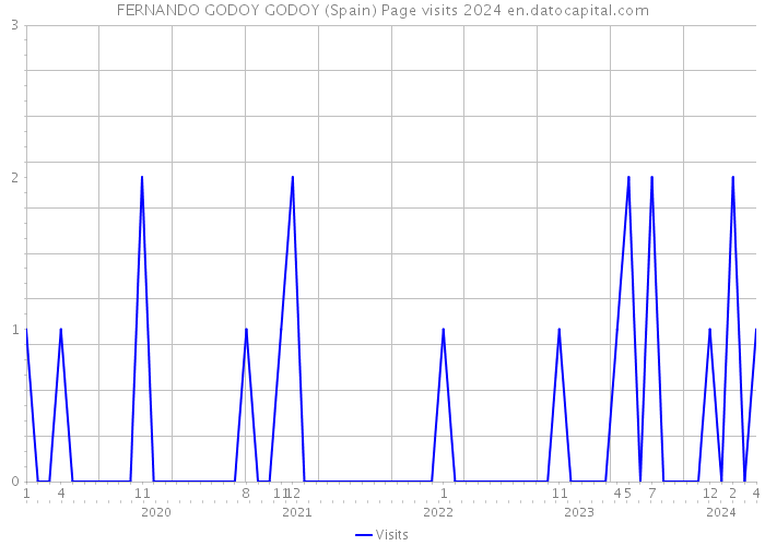 FERNANDO GODOY GODOY (Spain) Page visits 2024 