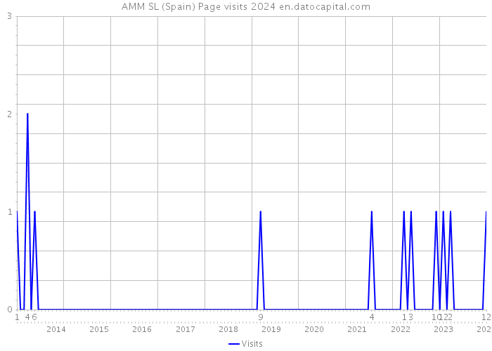 AMM SL (Spain) Page visits 2024 