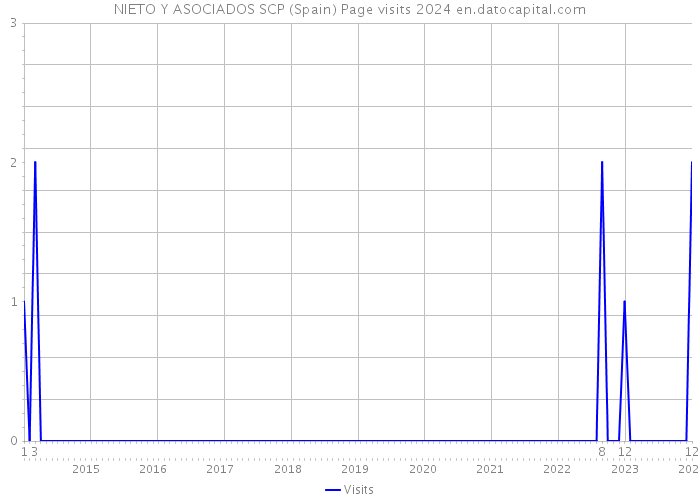 NIETO Y ASOCIADOS SCP (Spain) Page visits 2024 