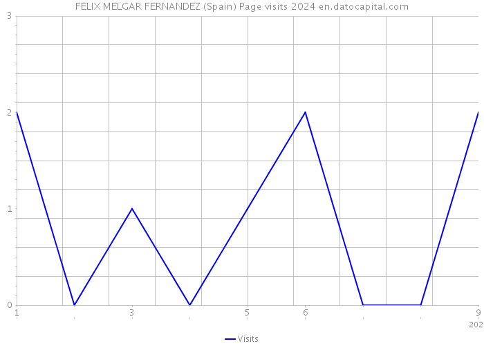 FELIX MELGAR FERNANDEZ (Spain) Page visits 2024 