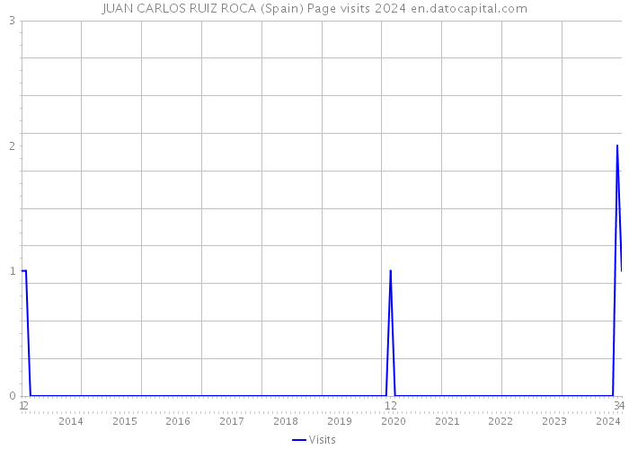 JUAN CARLOS RUIZ ROCA (Spain) Page visits 2024 