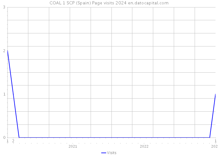 COAL 1 SCP (Spain) Page visits 2024 