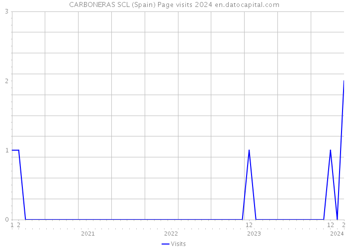 CARBONERAS SCL (Spain) Page visits 2024 