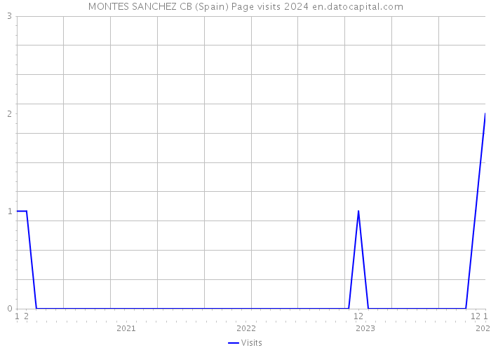 MONTES SANCHEZ CB (Spain) Page visits 2024 