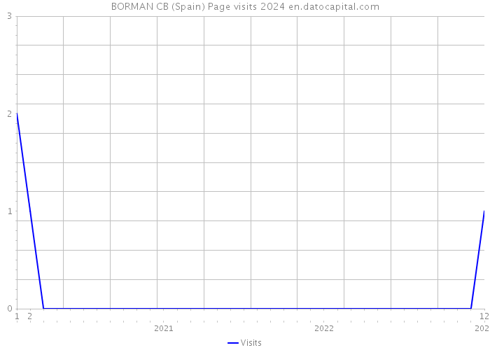 BORMAN CB (Spain) Page visits 2024 