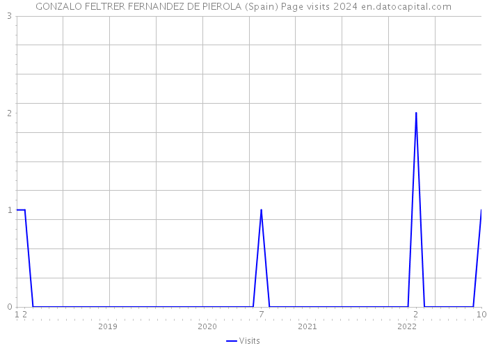GONZALO FELTRER FERNANDEZ DE PIEROLA (Spain) Page visits 2024 