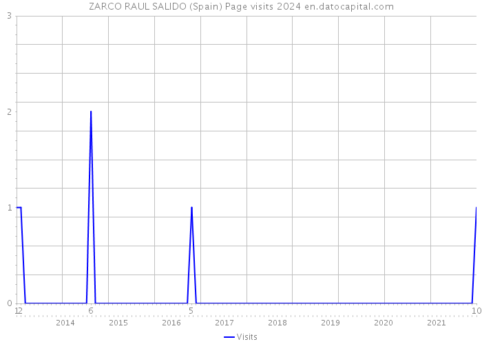 ZARCO RAUL SALIDO (Spain) Page visits 2024 