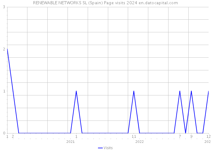 RENEWABLE NETWORKS SL (Spain) Page visits 2024 