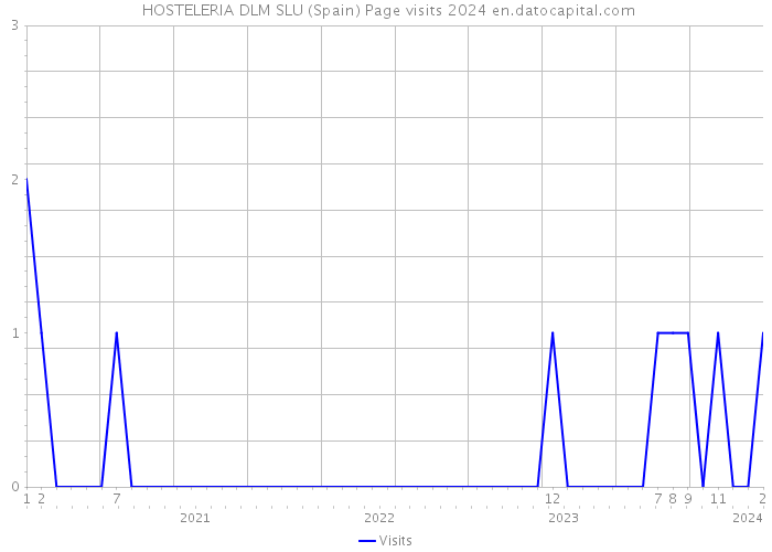  HOSTELERIA DLM SLU (Spain) Page visits 2024 