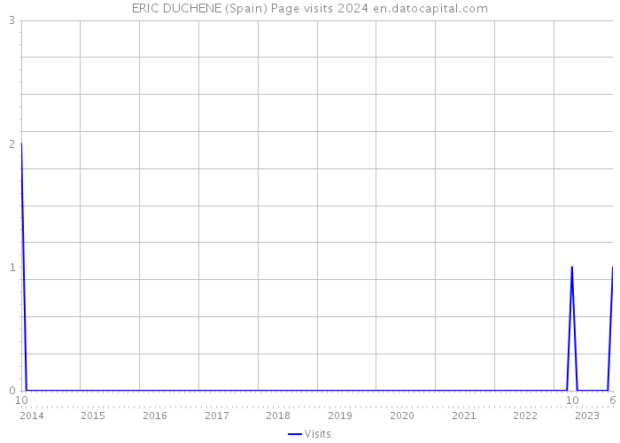 ERIC DUCHENE (Spain) Page visits 2024 