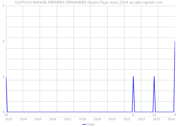 GUSTAVO MANUEL FERREIRA FERNANDES (Spain) Page visits 2024 