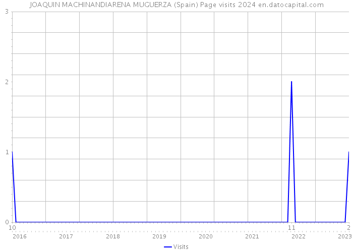 JOAQUIN MACHINANDIARENA MUGUERZA (Spain) Page visits 2024 