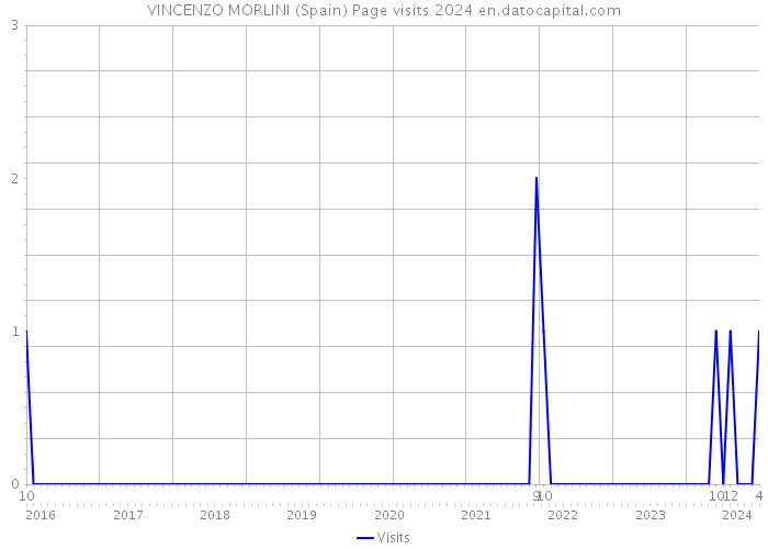 VINCENZO MORLINI (Spain) Page visits 2024 