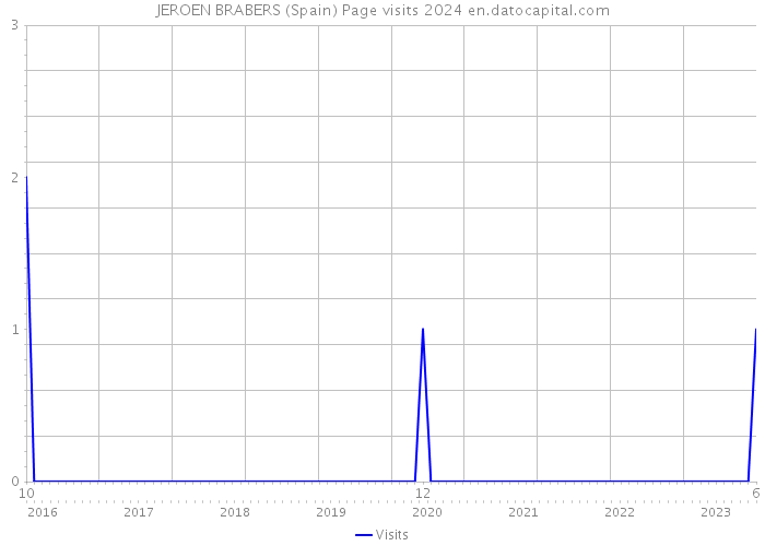 JEROEN BRABERS (Spain) Page visits 2024 